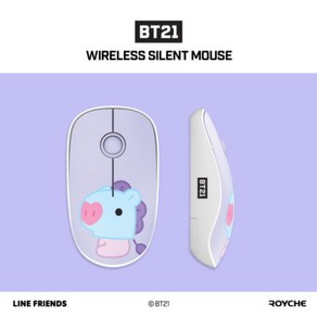 BT21 라인프렌즈 정품 BABY 캐릭터 무소음 무선 마우스 소리안나는 저소음 귀여운 휴대용, BT21 BABY 무소음 무선 마우스 망, BT21 BABY 무소음 무선 마우스