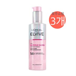 로레알 LOREAL 에비탈 리브인 세럼 글리콜릭 글로스 150ml, 3개