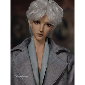 남자구체관절인형70cm 메이크업 풀세트 레트로 모던룩 남자구관68cm 1/3 SD BJD, white skin, 1개