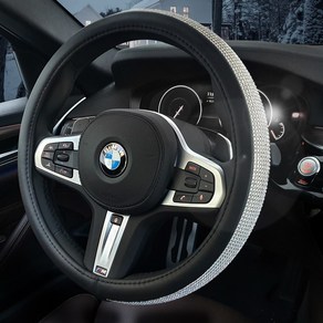 여성 크리스탈 핸들커버 자동차 BMW 미니 피아트 모닝, 크리스탈핸들커버_핑크