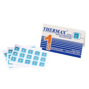 써머라벨 급식 71도 스티커 온도측정기 써모라벨 학교 식판 온도계 THERMAX, 1개