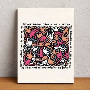 캔버스 액자 키스해링 Keith Haring