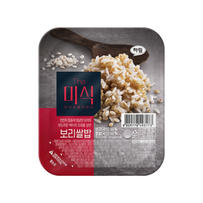 THE더미식 보리쌀밥 즉석밥 180g x 3개