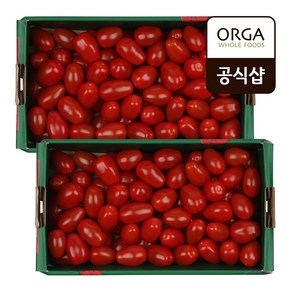 [올가] 스낵토마토(GAP인증) 2kg (1kgX2), 스낵토마토 2kg, 2개