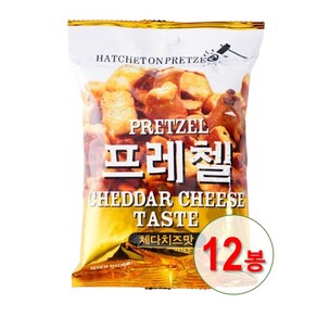 프레첼 체다치즈맛 85g, 12개