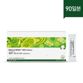 뉴트리라이트 밸런스 위드인 365 프로바이오틱스 유산균, 1.5g, 90개