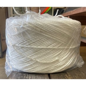 신한로프 PP ROPE 피피로프 볼로프 흰색 2mm 2.5mm 3mm 3.5mm 4mm 4.5mm 현수막줄 묶음줄, 백색, 1개