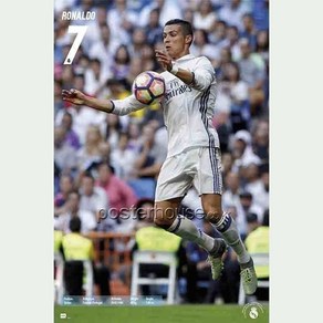 MAXI Poster 포스터 61x91 - 크리스티아누 호날두 REAL MADRID: 2016 2017 RONALDO ACCION