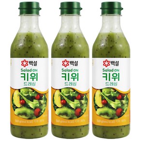 CJ 키위샐러드소스, 560g, 3개