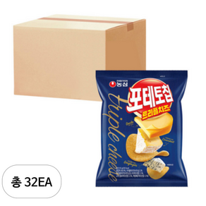 포테토칩 트리플치즈, 50g, 32개