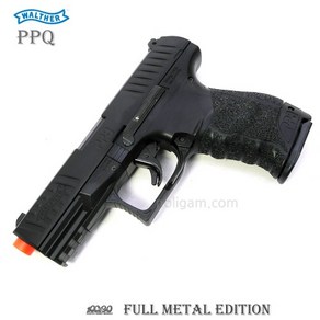 아크로모형 풀메탈 WALTHER PPQ Full Metal 검정 수동단발