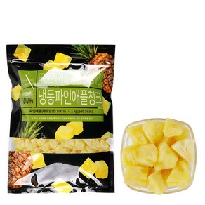 딜라잇가든 냉동 파인애플(베트남) 1kg x 3, 1kg(1개), 3개