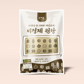 우리존 비정제 원당 10kg (비포) / 비정제설탕