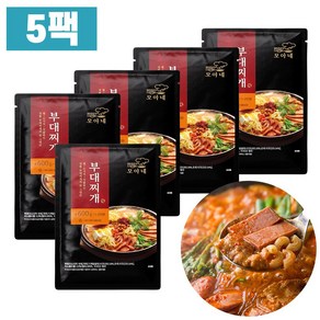 다모아 간편조리 즉석탕 부대찌개 600g, 5개