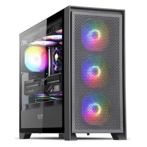 다크플래쉬 dakFlash DRX90 MESH RGB 강화유리 컴퓨터 PC 케이스 (블랙)