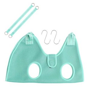 펫먼트 안전 스트랩 미용해먹 거치대, 1개, 1kg, 민트, XS