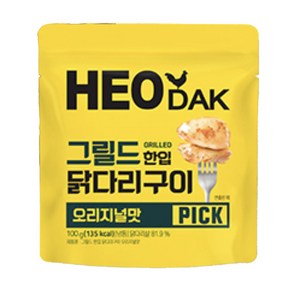 허닭 그릴드 한입 닭다리구이 오리지널 100g, 1개