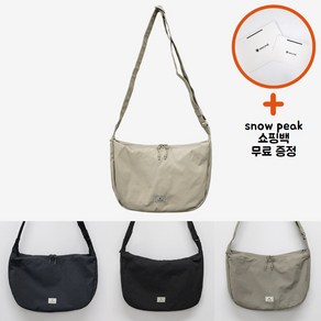 [백화점신상판/AS가능] 스노우피크 소프트윌 반달 호보백 여성 숄더백 여행 쇼퍼백 ppJ 라이트 베이지 차콜 네이비 블랙 올리브 카키 S25ZWFCB24