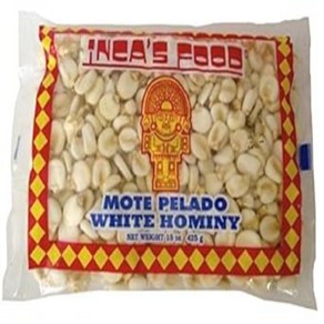 15 Ounce (Pack of 1) Hominy Inca's Food Mote Pelado W 15온스(1팩) 호미니 잉카 음식 모트 펠라도 화이트 호미니 15온, 1개, 425g