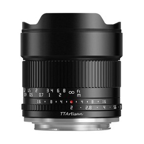 티티아티산 10mm F2 캐논 RF 마운트 블랙 APS-C 렌즈