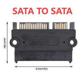 8482 SAS to SATA 180 도 앵글 어댑터 컨버터 스트레이트 헤드 5Gbps SFF, SATA to SATA, 1개