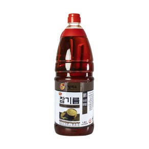 맛뜨락 고소한 참기름 1.8L수입산(볶음참깨가루)