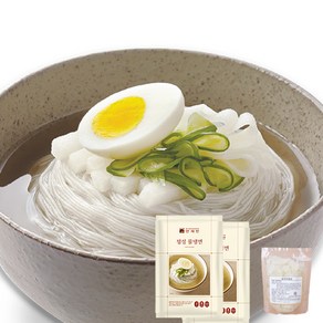 [면채반] 물냉면 2팩 (4인분) + 냉면 무절임 (400g) 함흥냉면