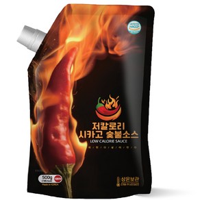 아이엠소스 저칼로리 숯불바베큐치킨소스 매운, 500g, 1개