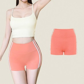 [뮤즈마인] 델핀 더블라인 숏팬츠 - 4컬러 필라테스 요가복 헬스복 폴웨어 하의 반바지 3부 바이커쇼츠 폴댄스