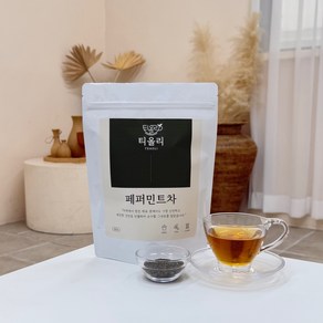페퍼민트 차 박하잎 티백 허브차 건강차 50개입, 3개, 3개(150개입), 1g