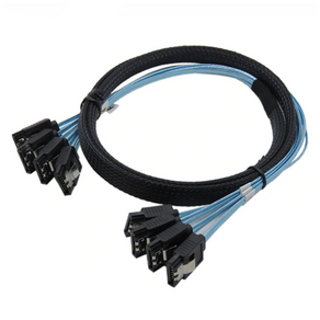 A.PEACE SATA 3 고속 데이터 멀티 4P 6P cable SSD 케이블, 50cm, 6P(페어), 1개