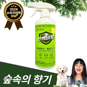 주누픽 리얼 편백수 100% 편백스프레이 피톤치드 탈취제 편백바람 430ml, 1개