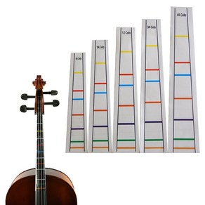 첼로 코드 스케일 지판 스티커