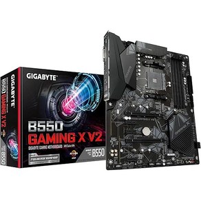 GIGABYTE B550 GAMING X V2 AMD Ryzen 5000/4000G/3000 시리즈 프로세서 지원 Socket AM4 DDR4 ATX 메인보드 MB6541, 상품명참조, 1개