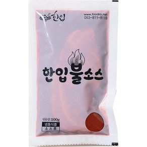 늘솜 돼지막창 과일숙성 식당용 도매 벌크제품 대용량 불소스100g, 100g, 1개