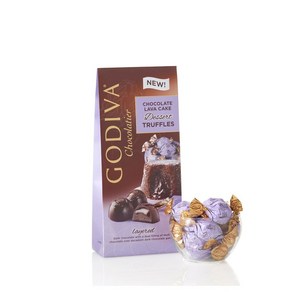 고디바 다크 초콜릿 204g Godiva 라바 케이크 초콜렛 트러플 기프트 상자, 1개