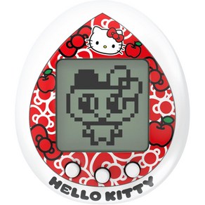 Hello Kitty Tamagotchi Sky Blue 다마고찌, 1개, 빨간