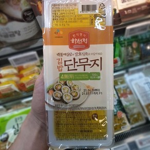 씨제이 하선정 김밥 단무지 370g, 1개