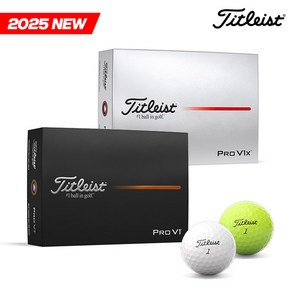 25년 신상품 타이틀리스트 PRO V1 PRO V1X 골프공, 옐로우_V1