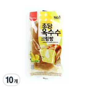 삼립 초당 옥수수크림빵 100g x 10봉, 10개