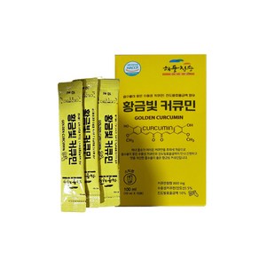 진도산 강황 울금 황금빛커큐민 액상차 10ml 10포, 1개