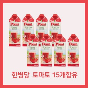 포미 토마토쥬스 750ml / 토마토착즙주스 유기농 무설탕, 8개