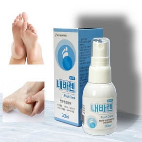 내바렌 뿌리는 무좀 발 관리 약 스프레이 40ml 2개