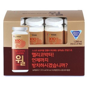 한국야쿠르트 윌150ml x 8입 X 2팩(총16입)아이스포장무료