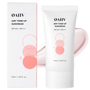 오아이브 톤업 선크림 무기자차 SPF50+ PA++++, 1개, 50ml