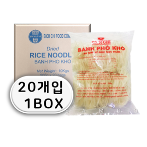 반포코 삼도식품몰 베트남 비치치 쌀국수 4mm 500g, 10kg, 1박스