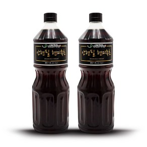 안현필 현미흑초 1.8L 100% 천연발효식초 현미식초