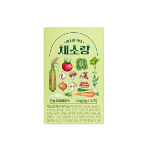 맛스터 채소랑 1BOX(30개입) 채소육수 만능육수 천연조미료, 1개, 120g