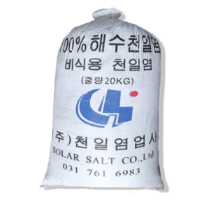 중국산 천일염 비식용 20kg 공업용 운동장용 제설용, 1개