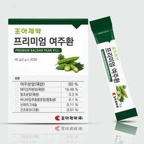 조아제약 프리미엄 여주환, 90g, 4개